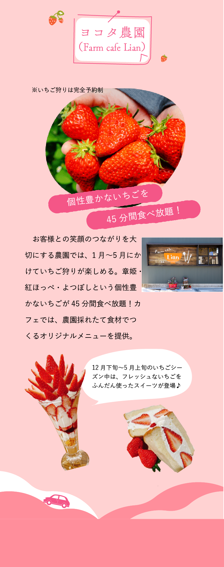 高月町 ファームカフェリアン Farm cafe Lian（ヨコタ農園）