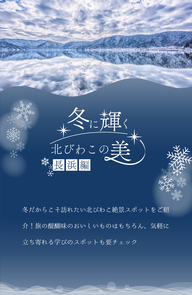 冬に輝く北びわこの美【長浜編】